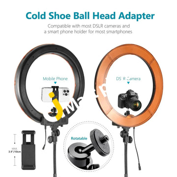 Neewer Rl-18 18 Inch Dimmable Led Ring Light With 78.7-Inch Tripod And 2X Filter Set - Imported From